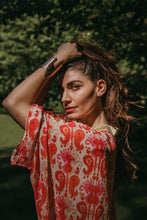 Load image into Gallery viewer, Pre Order Pink Ikat Goddess Kimono