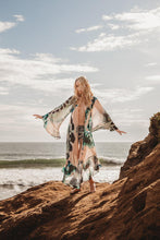 Load image into Gallery viewer, Pre Order Sakura Kimono in Teal Tie Dye
