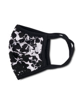 Load image into Gallery viewer, Black And White Floral Fashion Mask
