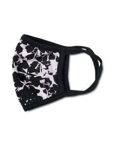 Black And White Floral Fashion Mask