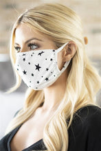 Load image into Gallery viewer, Pre Order Mother/ Daughter Matching Fashion Face Mask Ivory Star
