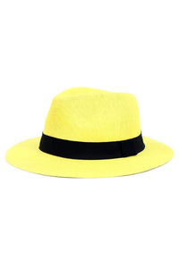 Colorful Wide Brim Panama Hat